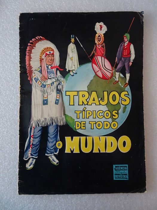 Caderneta de cromos Trajos Típicos de Todo o Mundo (faltam 10 cromos)