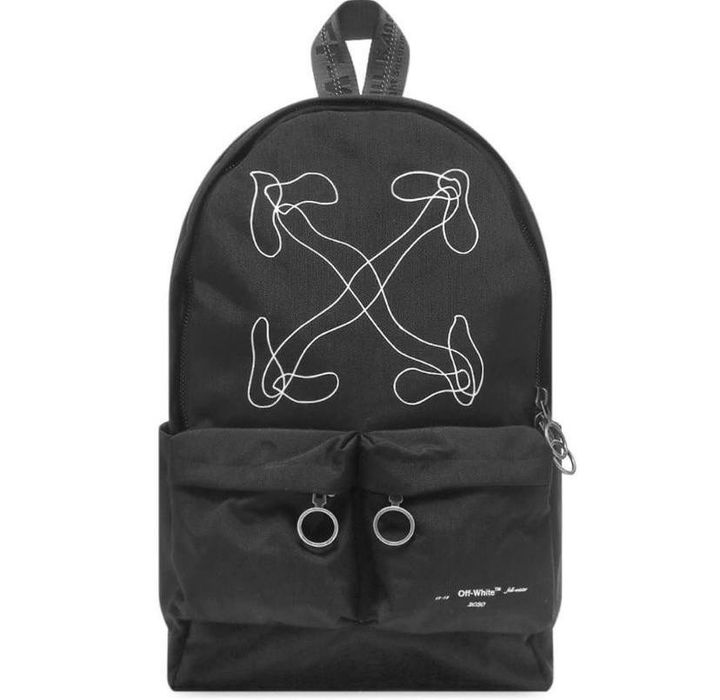 Off-White рюкзак Shell heron bape chrome island чорний