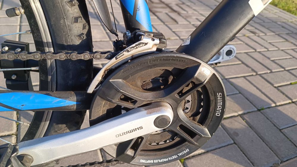 Rower Unibike Mission 26' czarno-niebieski