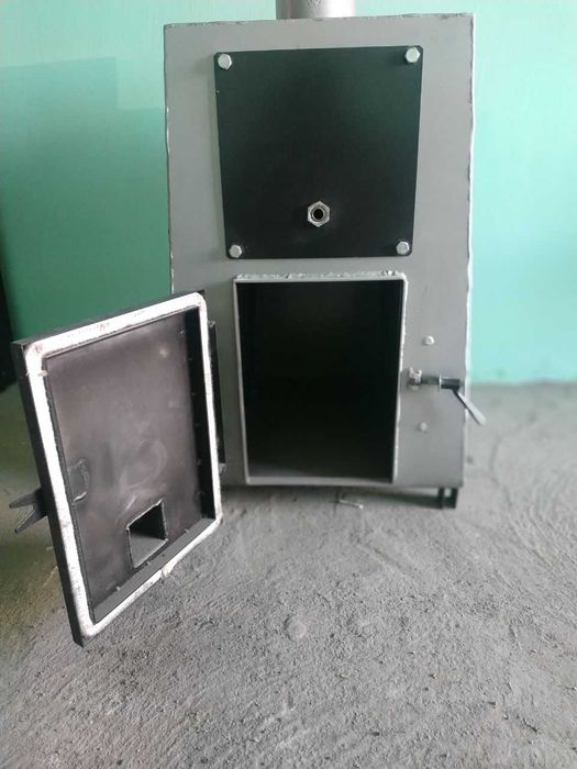 Булерьян 250  Печь дровяная, буржуйка, котел, с дожигом, конвекционная