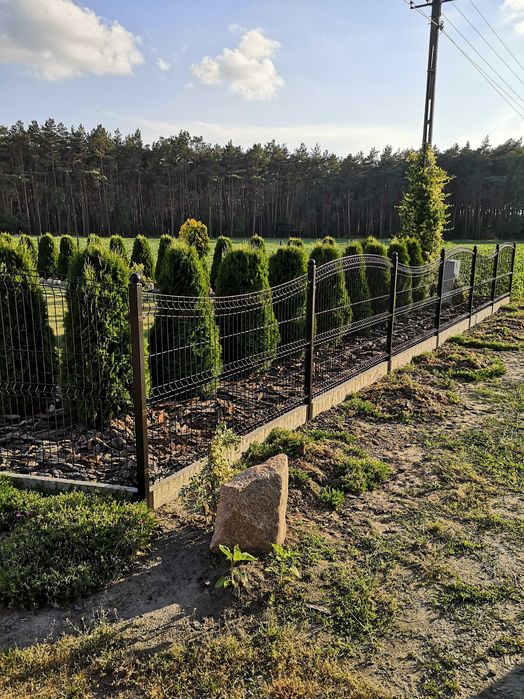 Panele ogrodzeniowe Półokrągłe,łukowe ,proste