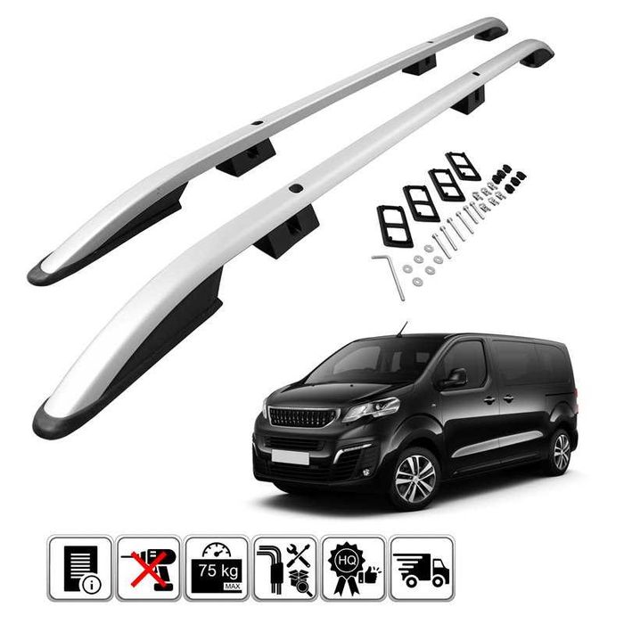 Relingi dachowe Citroen Jumpy Toyota ProAce / Verso Opel Vivaro LONG