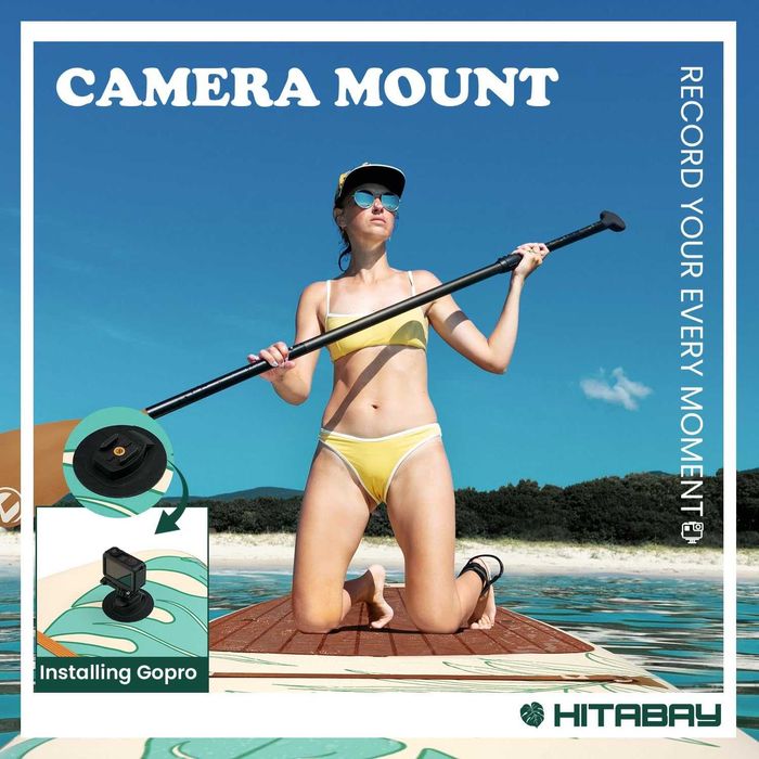 Надувна SUP дошка для плавання HITABAY 320 см Leaf Wood