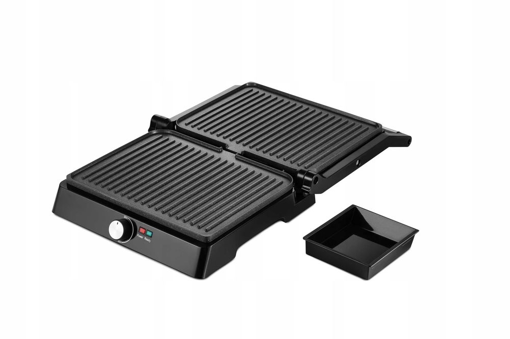 ELEKTRYCZNY GRILL rozkładany 2200W opiekacz toster 180 stopni PANINI