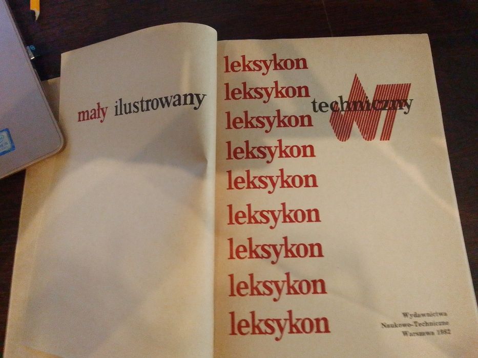 Książka pt "Mały ilustrowany leksykon techniczny" Praca zbiorowa