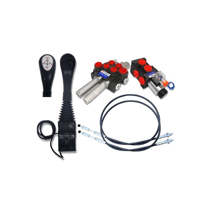 ROZDZIELACZ 40L Joystick Zestaw 3 Sekcje TURA Zatrzask [8417]