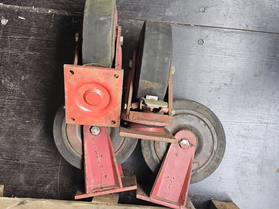 Koła Transportowe 4szt 250/80-190 Solidne Ciężkie Hamulec z hamulcem