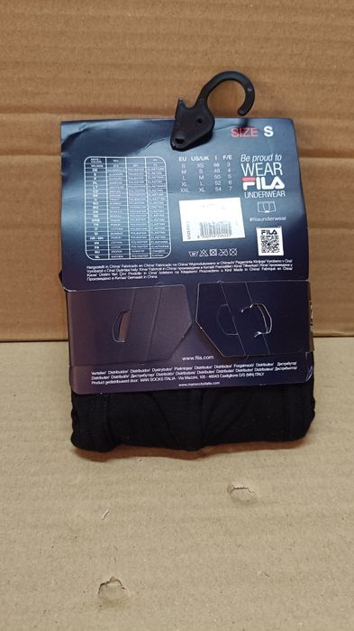 Bokserki męskie Fila Basic 2-pack czarne rozm.S