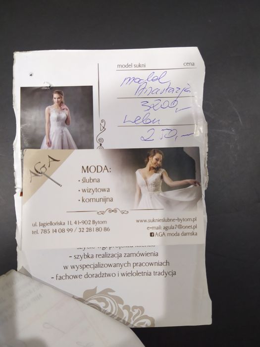 Śliczna suknia ślubna model Anastazja