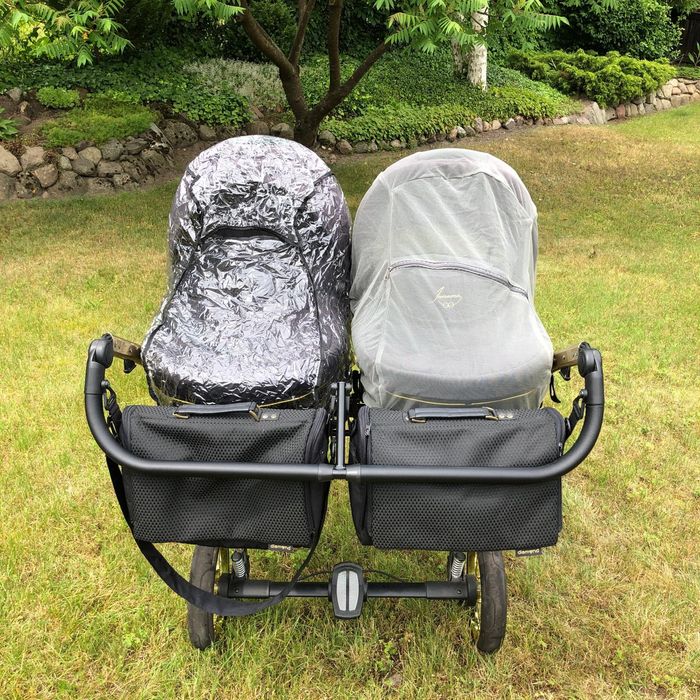 Wózek bliźniaczy 2w1 Junama Diamond