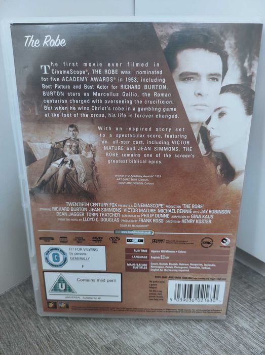 "The Robe" (A Túnica) épico bíblico com Richard Burton