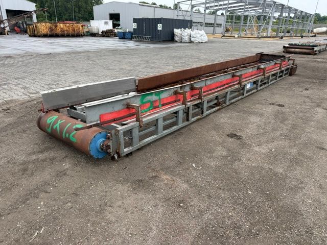 przenośnik taśmowy konstrukcja elektrobębne na tatę 900 mm długość 8.8mb