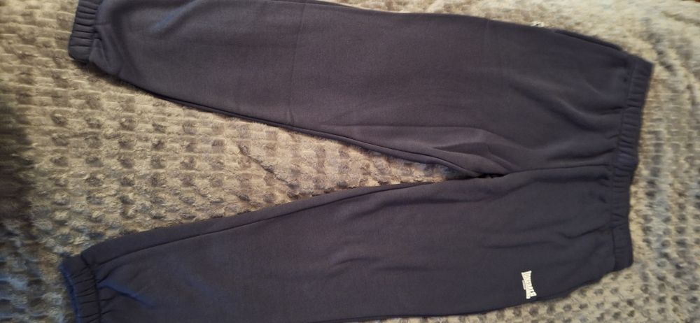 Spodnie dresowe męskie XL/XXL Lonsdale granatowe ciepłe