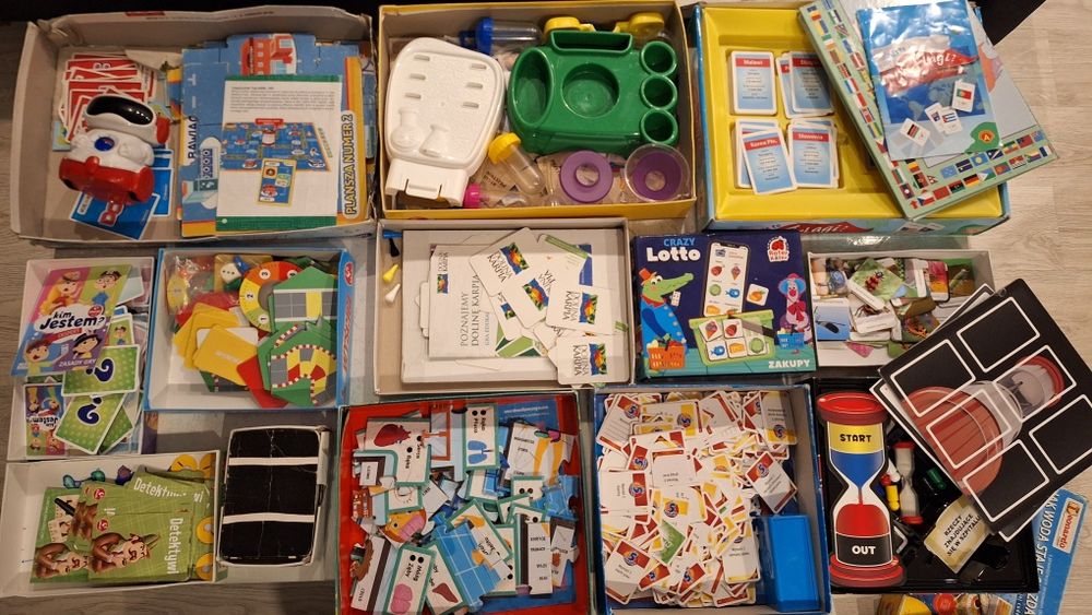 Gry edukacyjne różne cena za wszystkie