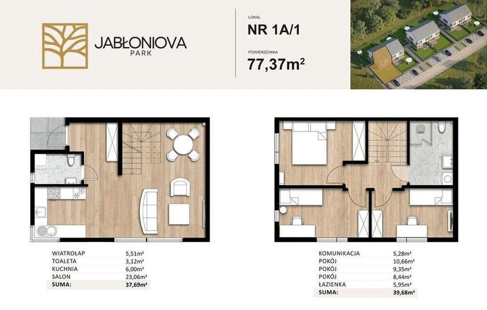 4 pokoje z ogrodem 170m² | Bez czynszu | 2 miejsca | 10 min Bydgoszcz