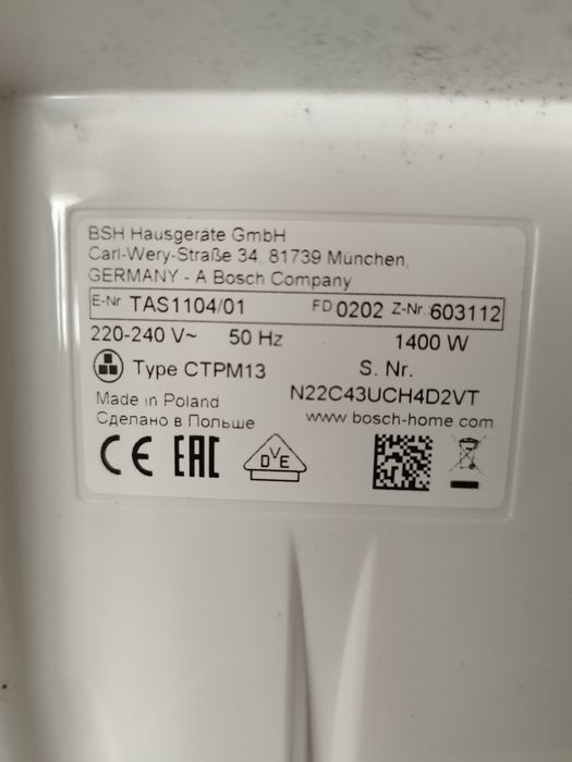 Ekspres do kawy tchibo tassimo kapsułkowy