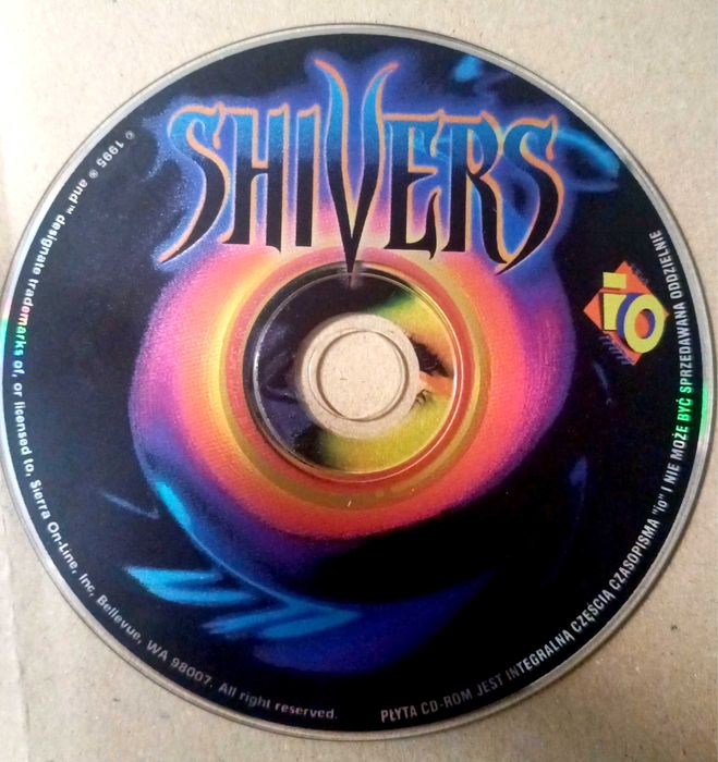 Płyta z czasopisma  Input Output IO gra Shivers cd