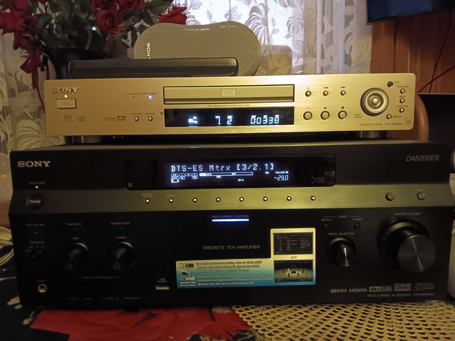 Sony str-da5200es 7.1 piloty box