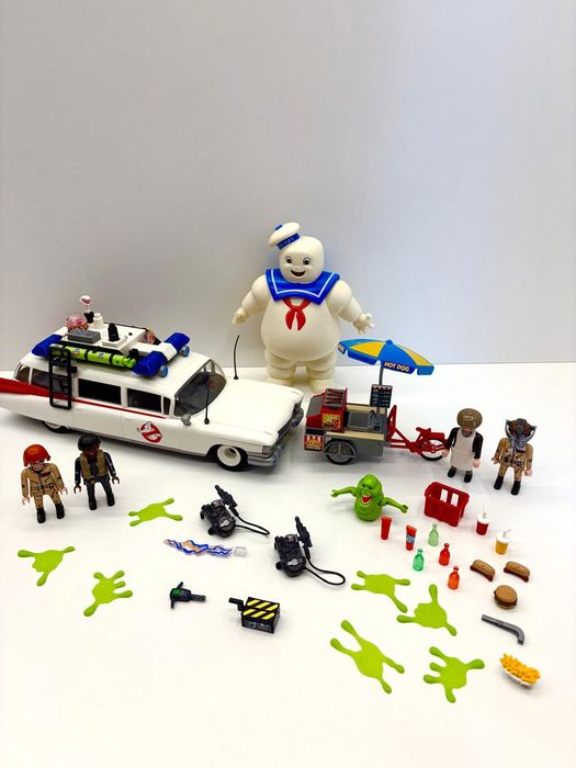 Playmobil Ghostbusters 70170 Ecto-1 samochód, 9221 Marshmallow, 9222