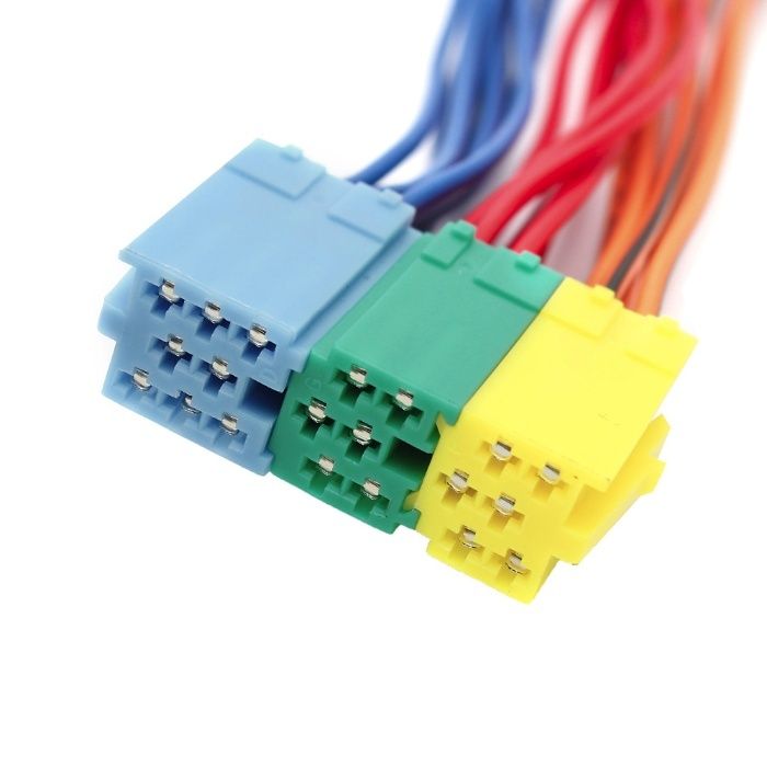Переходник audio 8-Pin 20-Pin Mini ISOдля магнитолы Audi Skoda VW Seat