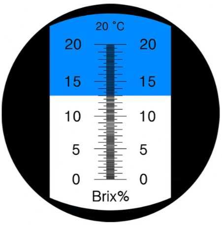 Refraktrometr Brix 0-20%