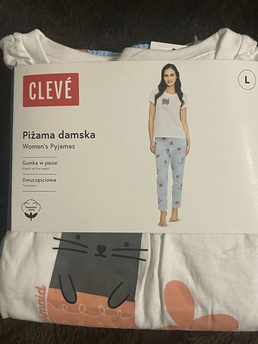 Bawelniana pizama damska