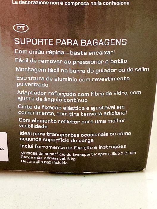 2 Porta-bagagens Bicicleta