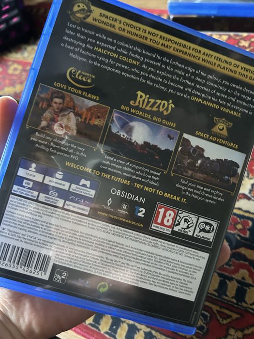 The outer worlds ps4