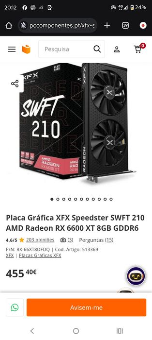 XFX RX 6600XT Dual OC
