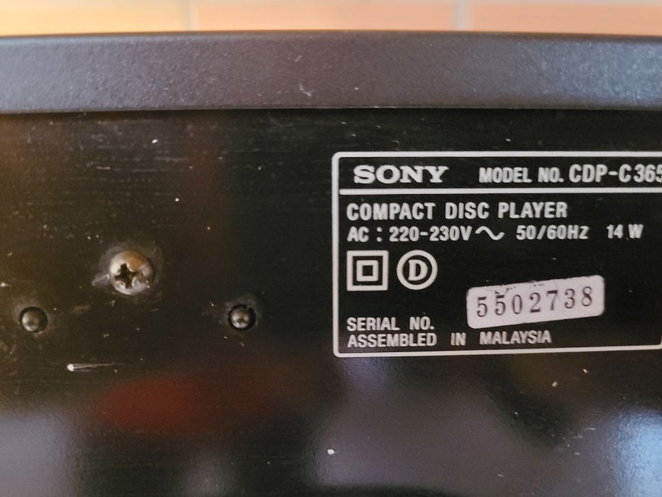 sony cdp-c 365 sprzedam