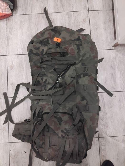 Oryginalny wojskowy plecak 987/MON zasobnik piechoty górskiej 100l