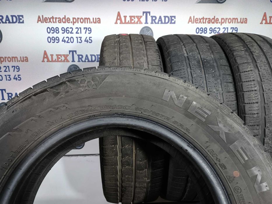 4 шт. 215/65 R16C цешка Nexen WinGuard WT1 зимові шини б/у