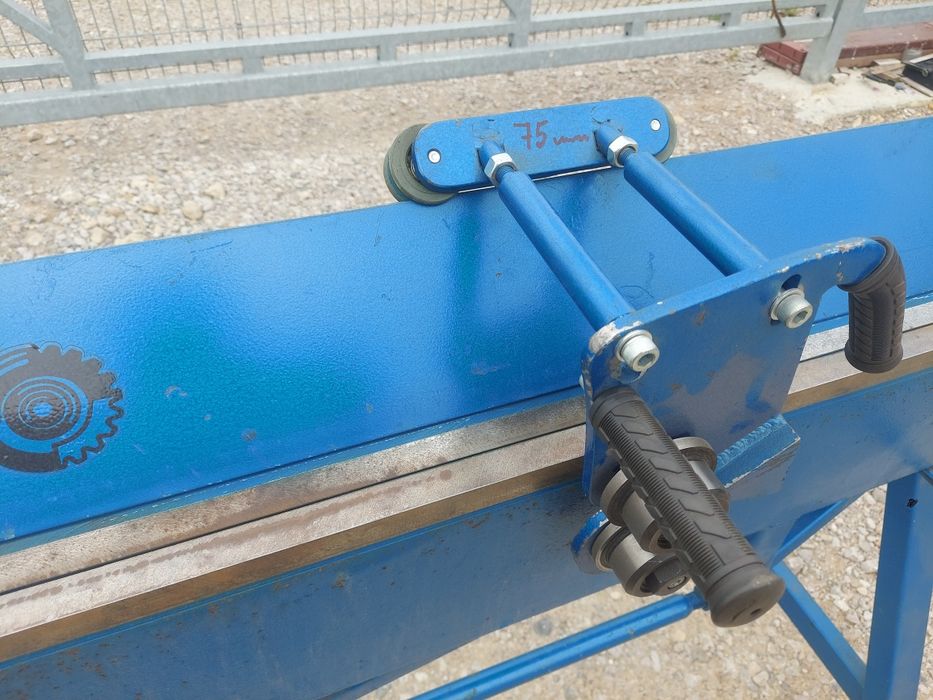 Ciężka Giętarka Do Blachy 1,2mm Zaginarka 2,14 Nóż Krążkowy Transport