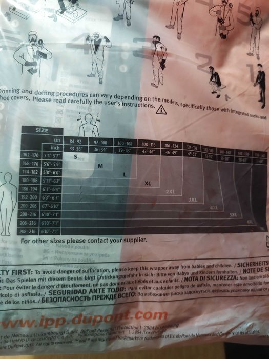 Kombinezon ochronny Tychem 6000 F Orange