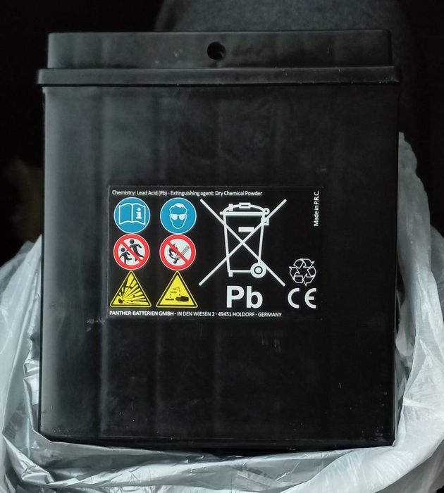 Акумулятор для мотоциклів та скутерів 7 Ah 12 V новий