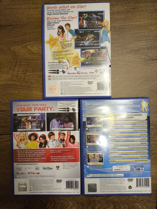.: Zestaw SingStar PS2  3 gry + 2 mikrofony + adapter USB :.