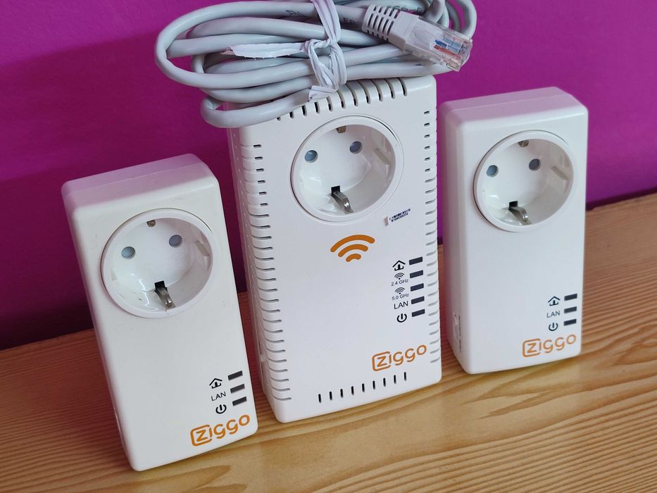 Ziggo Powerline Kit - 3 Adapters423379047506268161
