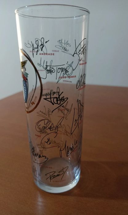 Copo coleção vidro Oficial Benfica