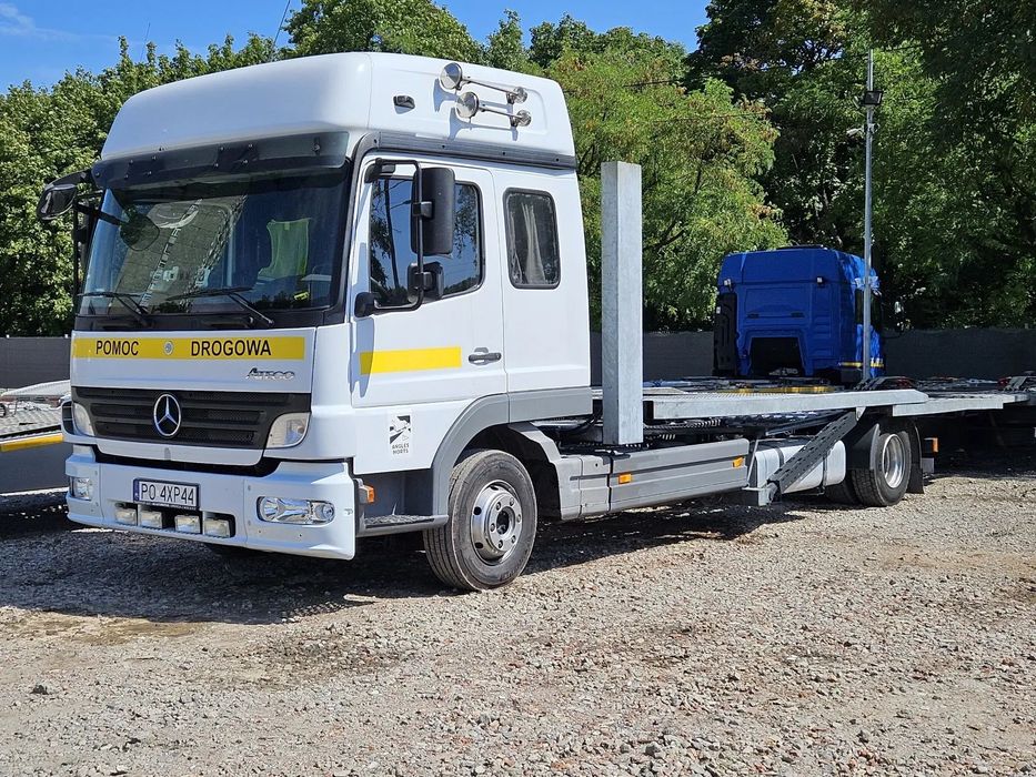 Mercedes-Benz Atego 824 Autotransporter LF5 VDI2700  ATEGO 824 LF5 EURO5 VDI2700 Doinwestowany POMOC DROGOWA Pń