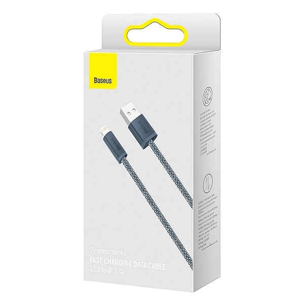 Baseus kabel do iPhone USB - Lightning 2m, 2,4A szary (CALD)