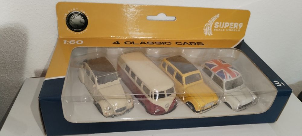 4 Miniaturas clássicos 1/60