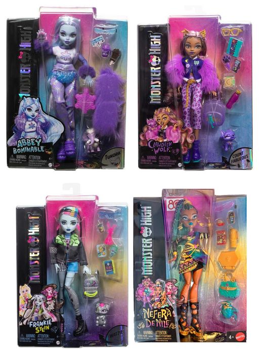 ОРИГИНАЛ! Кукла Монстер Хай Эбби Вульф Френки Штейн Клео Monster High