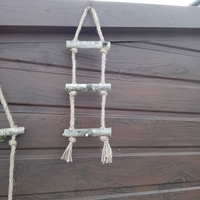 Drabinka dla papug i ptaków