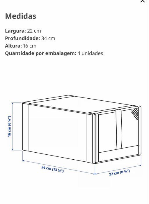 Caixas para sapatos