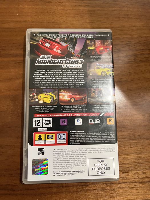 Jogo Consola PSP - MidNightClub 3