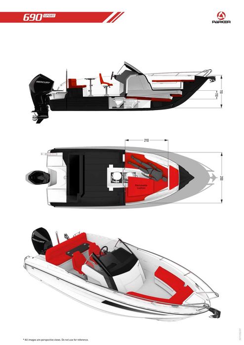 Łódź motorowa PARKER 690 Sport