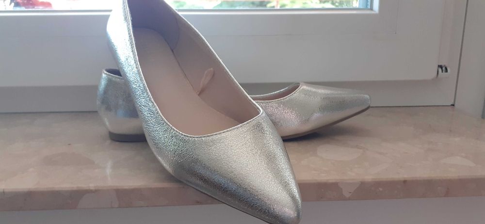 Baleriny srebrne roz. 39 RESERVED