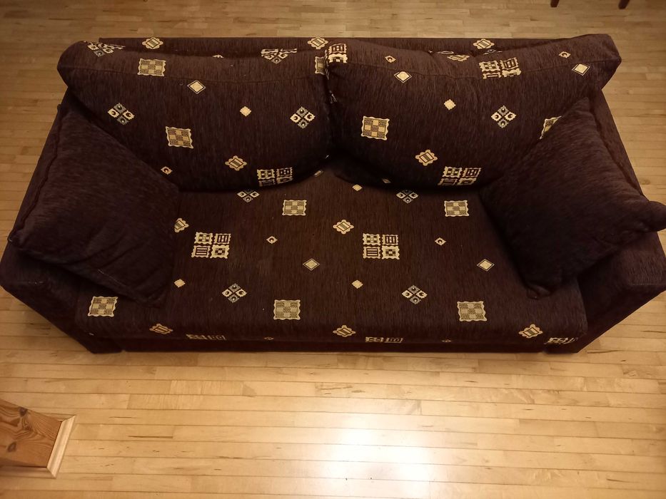 Kanapa Sofa z funkcją spania Rozkładana 170 x 84 cm + 4 Poduchy