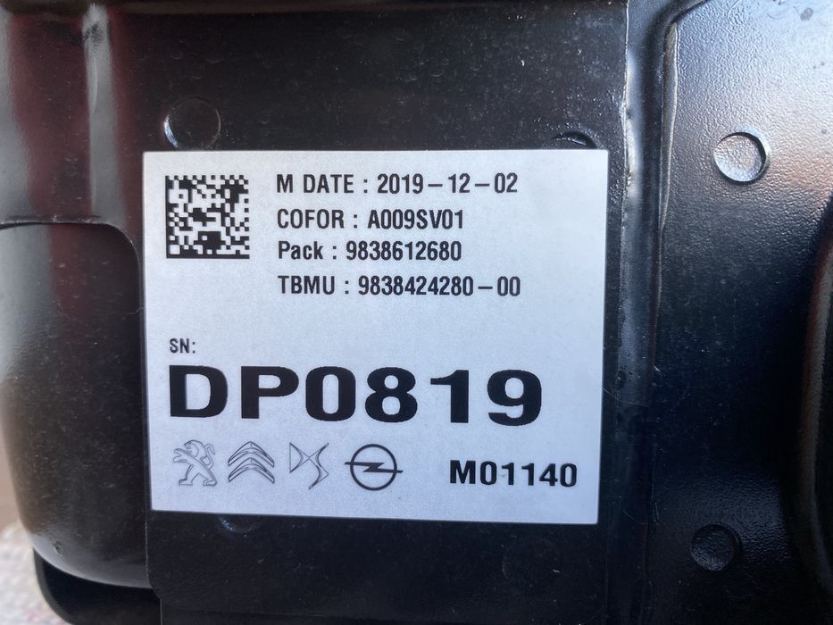 Bateria hibrida Peugeot 508 Plug-in