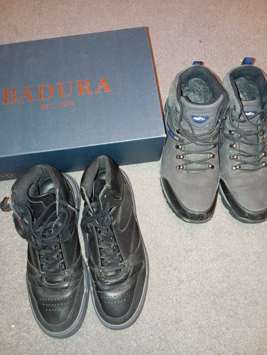 Buty zimowe Badura 43 + buty trekkingowe